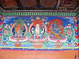 202 Kagbeni Entrance Kani Chorten Paintings Manjushri, Avalokiteshvara,Vajrapani